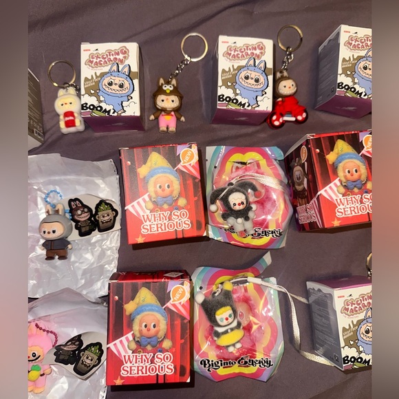 Labubu Mini Keychains - 10 Keychains - Picture 3 of 4